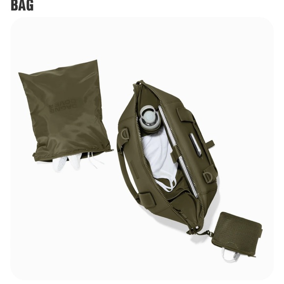 Danger Dover - Landon Neoprene Carryall Bag (Medium) Dark Moss Color - Picture 5 of 14